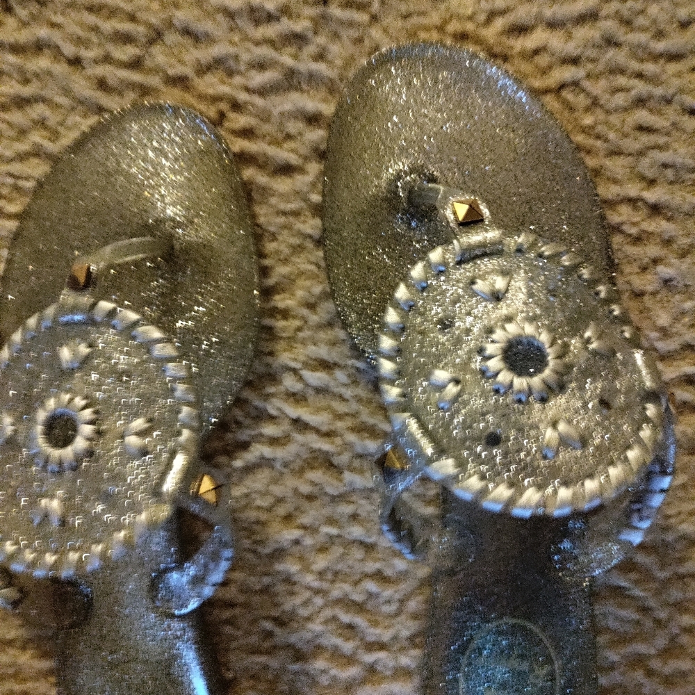 Jack Rogers Sparkle Georgia jelly sandals